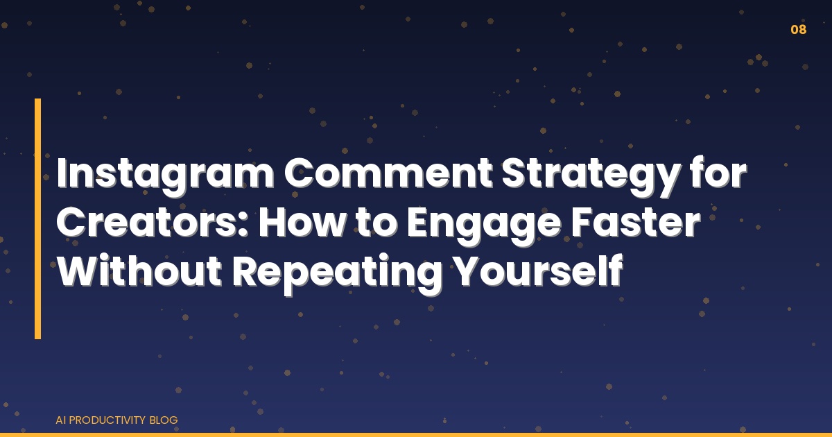 Blog cover for How to Write Instagram Captions Faster With AI