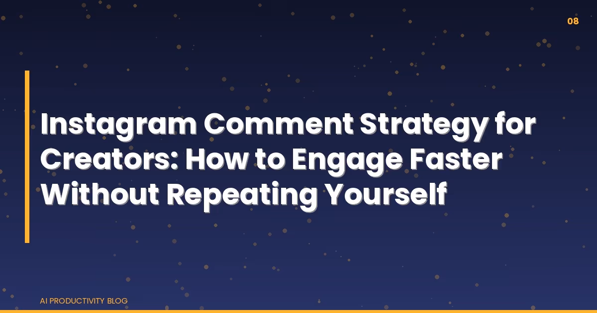 Blog cover for How to Write Instagram Captions Faster With AI