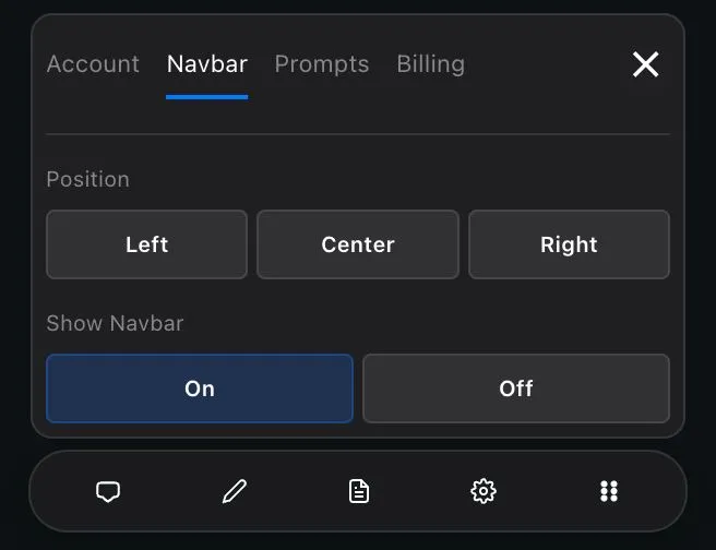Interface positioning and workflow overlay.